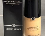 Giorgio Armani Luminous Silk Perfect Glow Flawless Foundation 6.5 Tawny ... - $54.99