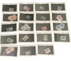 Huge Yugoslavia Stamp Lot Collection 100+ Stamps On Cards Vintage Used image 8