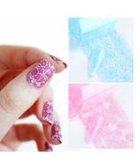 Starry Paper 3D Transfer Decals Manicure Set Nail Foils Lace Design Nail... - £9.08 GBP