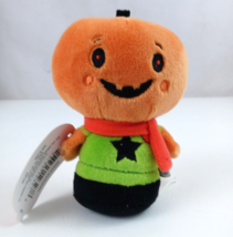 NWT Hallmark Itty Bittys Pumpkid 4.5&quot; Halloween Mini Bean Bag Plush - £9.89 GBP