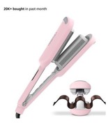 Curling Iron Hair Crimper Waver - ROVY Beach Waves Curling Wand, Ionic D... - €49,04 EUR