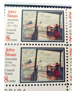 Scott #1433 John Sloan American Artist 1971 - Plate Block of 4 US Postag... - $3.94