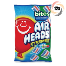 12x Bags Airheads Xtremes Bites Bluest Raspberry Candy | 6oz | Fast Shipping - £33.38 GBP
