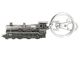 Harry Potter 3-D Hogwarts Express Pewter Metal Key Ring Key Chain NEW UN... - $11.64