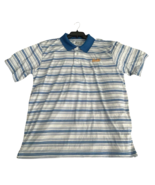 Russell Athletic UCLA Bruins Polo Shirt Men’s XL Blue White Striped Shor... - €16,22 EUR