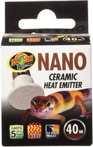 Zoo Med Nano Ceramic Heat Emitter 40 watt Zoo Med Nano Ceramic Heat Emitter - £18.48 GBP