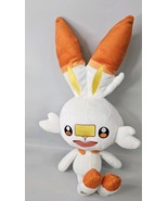 Pokemon Sword &amp; Shield Scorbunny Stuffed Toy 13” Nintendo- NO TAG! - $14.84
