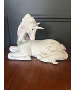 The San Francisco Music Box Co. Reclining White Unicorn Statuette Figurine - €17,20 EUR