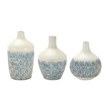 Vase (Set of 3) 5&quot;H, 6&quot;H, 6&quot;H Resin - £37.58 GBP