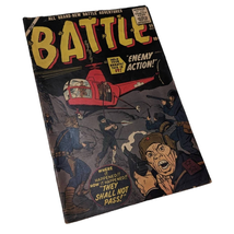 Battle No 66 Kirby Art Fidel Castro Story War Atlas Marvel Comic 1959 Vi... - $59.40