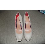 Merona Beige Canvas Sisal Wedge Shoes Size 9 Women&#39;s EUC - €26,07 EUR