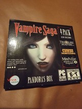 Vampire Saga Pandora&#39;s Box 4 PC GAMES IN ONE Minds Eye Treasure Masters - £11.70 GBP