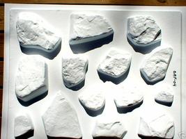 50 Cement Fieldstone Molds Make Veneer Fireplace Stones Pavers Rocks, Fast Ship image 6