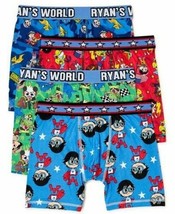 4-Pack☆Ryan&#39;s World☆Boys☆Athletic Boxer Briefs☆Underwear☆Size☆8☆Gift - £11.73 GBP