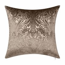 Unknown1 Embossed Velvet Decorative Pillow Mushroom Beige Solid Color Modern Con - $54.44