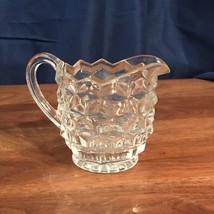 Vintage Original Fostoria American Pattern Crystal Creamer Pitcher Glassware, 4” - £6.18 GBP