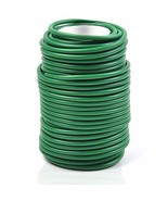 Garden Flexible Wire Tie, Tie Soft Twist Plant Ties 65.6&#39; - Green Suppor... - £20.43 GBP