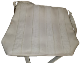 JG Hook White Leather Shoulder Bag Purse - £15.66 GBP