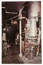USS North Carolina Battleship Ship Engine Room Wilmington NC UNP Postcard c1960s - £3.13 GBP