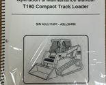 Bobcat T180 Track Loader Operation &amp; Maintenance Manual Owner&#39;s Book 4 #... - $20.24