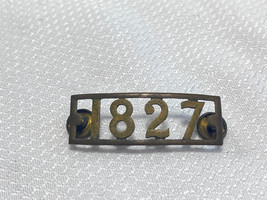 Vtg Conductor Military Cable Car Number Employee Soldier Uniform Hat Pin... - £23.99 GBP