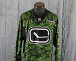 Vancouver Canucks Jersey - Camoflauge Jersey Stink in Rink - Men&#39;s Large - £67.70 GBP