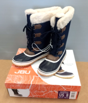 JBU by Women&#39;s Jambu Snowy Tall Duck Boot Faux Fur Navy - Size US  8 - £35.36 GBP