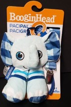 BooginHead Plush PaciPal &amp; PaciGrip Universal Pacifier Holder Set Elephant Clip  - £8.41 GBP