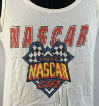 Vintage NASCAR T Shirt Racing Tee Tank Top Promo Logo Medium USA 90s - £15.41 GBP