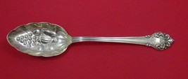 Elegante by Reed and Barton Sterling Silver Serving Spoon Chased w/Fruit - £162.76 GBP