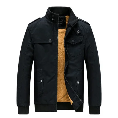 Men&#39;s fleece Jackets male  Windproof  Waterproof Zipper Solid Color  Casual Outd - £221.23 GBP
