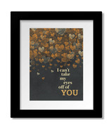 Can&#39;t Take My Eyes Off of You, Frankie Valli, Song Lyric Art Print Canva... - $18.81+