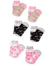 NEW Womens Cat Mom Slipper Socks 3 Pair Pack paw prints &amp; kitty designs ... - £11.15 GBP