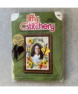 Jiffy Stitchery Photo Frame Yellow Daisies Kit #882 Vintage NIP - £11.33 GBP