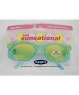 OLD NAVY BABY GIRLS NWT SUNGLASSES BLUE POLKA DOTS FLOWERS 100% UV PROTE... - €4,11 EUR