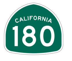 California State Route 180 Sticker Decal R1248 Highway Sign - £1.14 GBP+