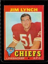 Vintage 1971 TOPPS TCG Football Trading Card #232 JIM LYNCH Kansas City Chiefs - £7.74 GBP