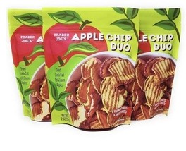 Trader Joe&#39;s Apple Chip Duo Dried Crinkle Cut Red &amp; Green Apples N Wt. 2... - $29.99