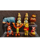 Disney Winnie the Pooh Tigger Piglet Eeyore Rabbit Owl Kanga Roo PVC 8pc... - $636.44 MXN