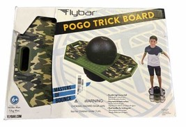 Flybar Pogo Trick Board/Ball For Kids, Jump Trick Bounce Board, Camo - Ages 6+ - £9.57 GBP