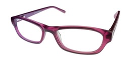 Converse Ophthalmic Women&#39;s Rectangle Pink Plastic Eyewear Frame K007 - £28.30 GBP