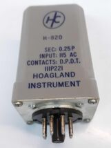 Hoagland Instrument H-820 Relay 115VAC 8-pin  - $8.50