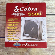 Cobra Speaker S500 NOISE CANCELLING 15 watt max power New in box - £28.25 GBP