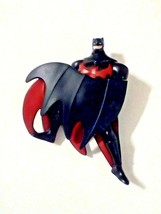 DC Comics Batman Mcdonald&#39;s Black With Red Cape Miniature 4&quot; Figurine - £7.82 GBP