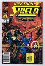 Nick Fury Agent of SHIELD #10 ORIGINAL Vintage 1990 Marvel Comics Capt America - £7.77 GBP
