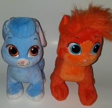 Disney Palace Pet Berry Blue Bunny Treasure Orange Cat Build Bear Plush BABW Lot - £23.26 GBP