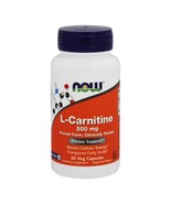 NOW Foods L-Carnitine 500 mg., 60 Capsules - $25.04 CAD