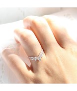  14k Gold Plated Curved Wedding Band Curve Stacking Band 925 Silver Curv... - $218.49 CAD