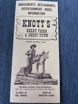 Knott&#39;s Berry Farm and Ghost Town Buena Park CA California 1960s brochure - $17.50