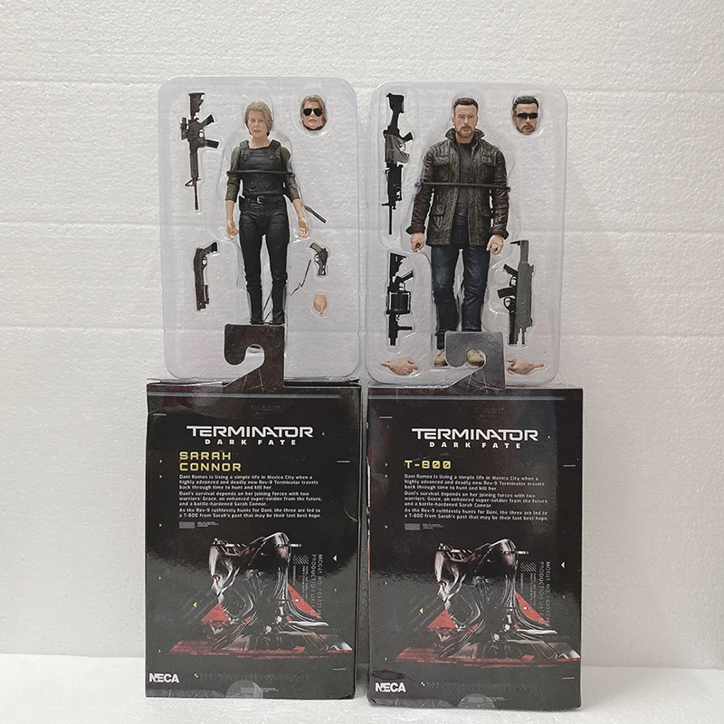 NECA Terminator Figure Terminator T-800 Dark Fate Sarah Connor Action ...